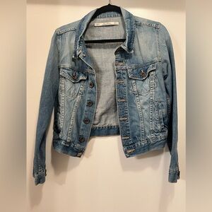 Cropped Zara Denim Jacket